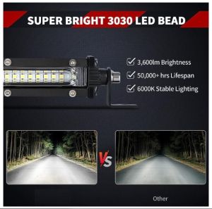 36 LED BAR 332mm 108W SPOT Lumini Proiector Lampa de lucru Far 10-30v Auto SUV Off Road 