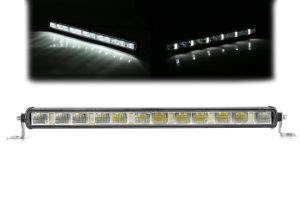 LED BAR 52cm 60W SPOT DRL Lumini Proiector Lampa de lucru Far 10-30v Auto SUV Off Road 