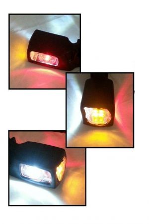 2 x LED position lights led lights marker light indicator light truck trailer 12 / 24V