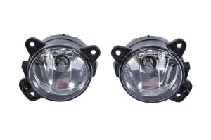 2 x Fog Lights Halogen Headlights Headlamp Front for Skoda Fabia,Roomster,VW Polo,Crafter,Transporter