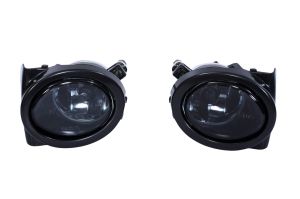 2 x Fog Lights Halogen Headlights Headlamp Front Black for BMW E39(2001-2004) 5er Serie E46(2001-2005) 3er Serie E4