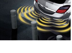 Bil Parktronic Led Parkering Sensor 8 sensorer Universel Omvänd Svart
