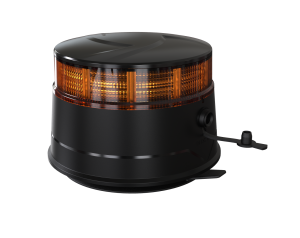 Varningsljus Blixtljus Strobe 30 LED 14W 130mm Gul Uppladdningsbar Trådlös Lampa 12V 24V