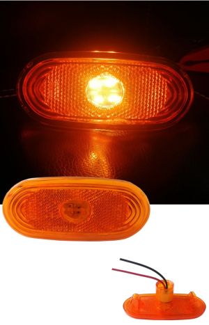 LED Mercedes Sprinter,VW Crafter Side Marker Clearance lights Orange Reflector Left Rights 