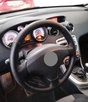 Steering wheel COVER for Peugeot Partner Tepee,Citroen Berligo 2009-2018 Eco Leather For Sewing