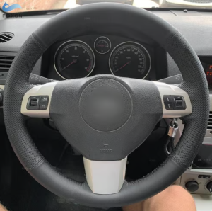 Steering wheel Cover for Opel Astra H,Zafira B,Corsa ,Vectra C, Signum Eco Leather For Sewing