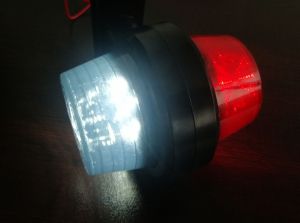 2 x LED Begrenzungsleuchten Lampe Positionsleuchten LKW Anhänger Rot Weiß 12V 24V