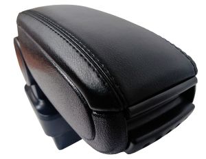 OPEL ASTRA H 2004-2010 Car Auto Armrest Centre Console Arm Storage Box Black Leather