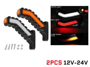 2 x Led NEON Luces Marcador lateral Dynamic Intermitente Camion 12v 24v