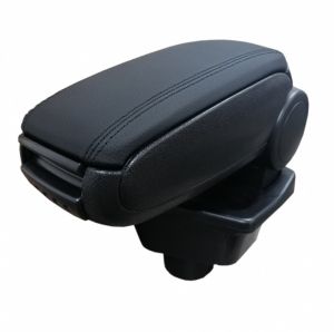 Renault Megane IV 2016+ Car Auto Armrest Centre Console Arm Storage Box Black Leather
