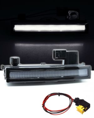 LED SCANIA R/S/G 2016+ Marker Clearance Sunshade lights Lamp White Cabin with Socket Wire Connector 24V
