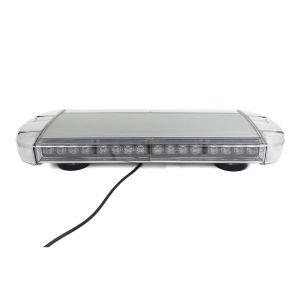 40 LED BAR Luces de Advertencia Estroboscopicas Luz Intermitente 55cm Lampara para Camion Ambar 12V 24V con  Magnetica 