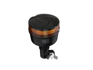 30 LED Varningsljus Blixtljus Strobe 19W 92mm Gul Lampa 12V 24V
