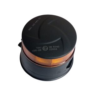 Luces Lampara Estroboscópico Advertencia Recargable Inalámbrico Beacon con Control Remoto 30 LED 14W 130mm Amarillo 12V 24V